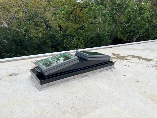Concrete Hob Skylight Installation
